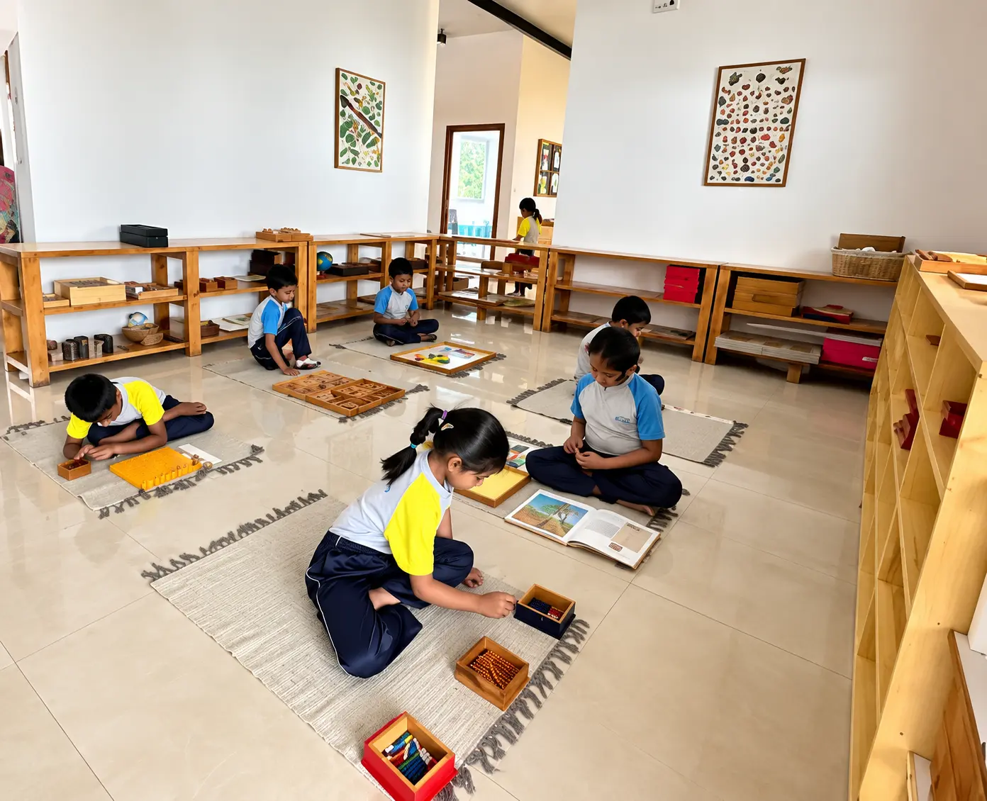 Art and craft session at Adra preschool